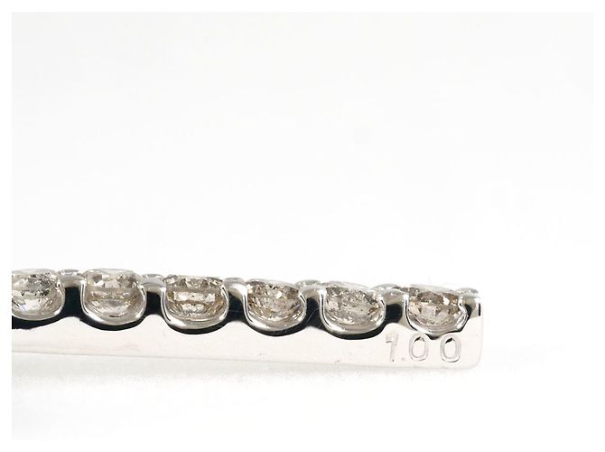 Autre Marque Collana in oro bianco 14K con diamante - vista 4