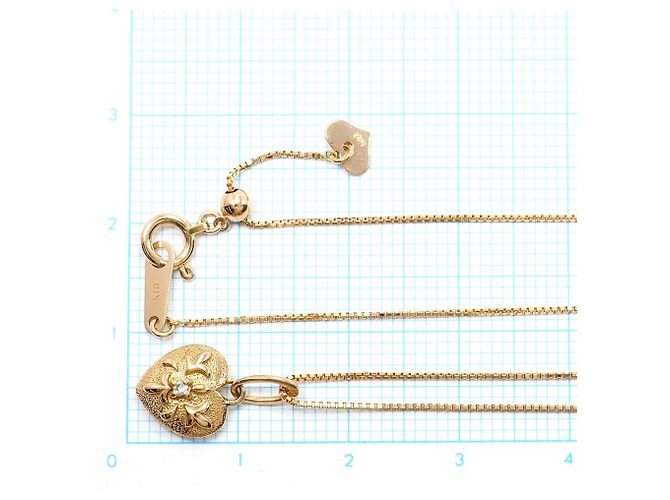 Autre Marque Collana in oro rosa 18K con diamante - vista 4