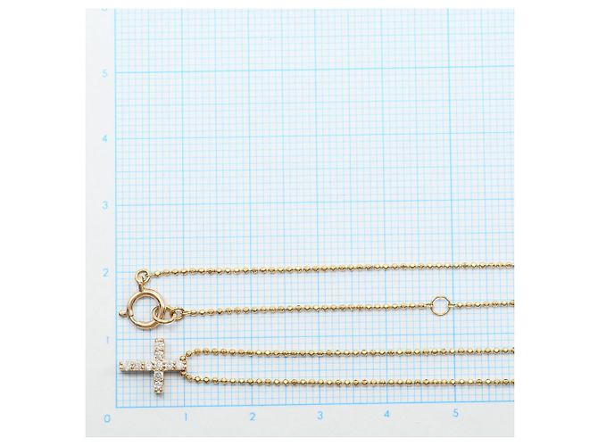 Autre Marque Collana in oro rosa 10K con diamante - vista 4