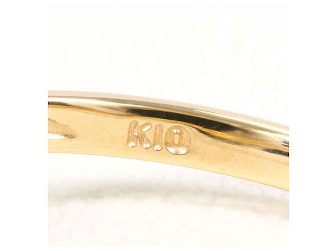 Autre Marque Ring aus 10K Gelbgold mit Smaragd - Ansicht 4