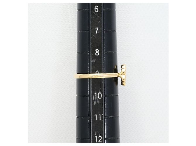 Autre Marque Ring aus 10K Gelbgold mit Smaragd - Ansicht 5
