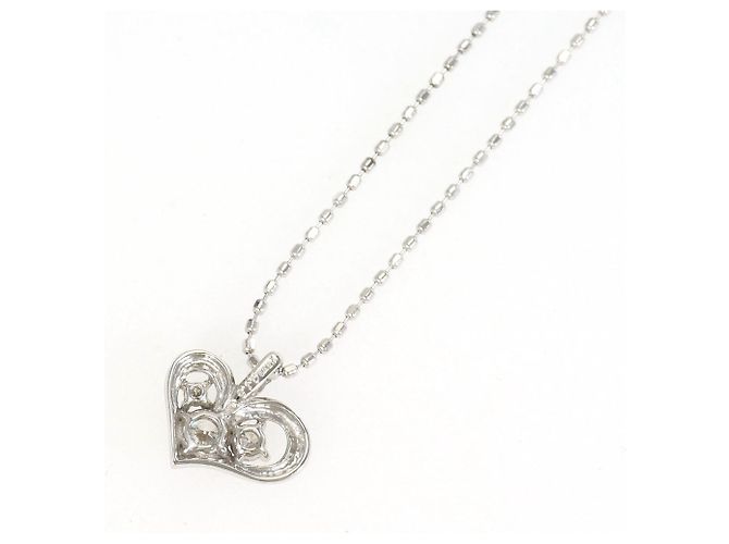 Autre Marque Collana in oro bianco 18K e diamanti - vista 3