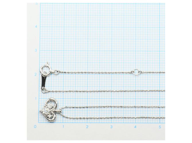 Autre Marque Collana in oro bianco 18K e diamanti - vista 4
