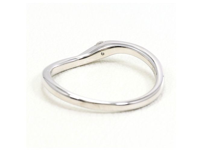 Autre Marque Bandring aus 18K Weißgold mit Diamant - Ansicht 3