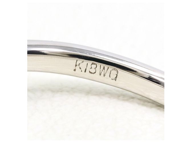 Autre Marque Bandring aus 18K Weißgold mit Diamant - Ansicht 4
