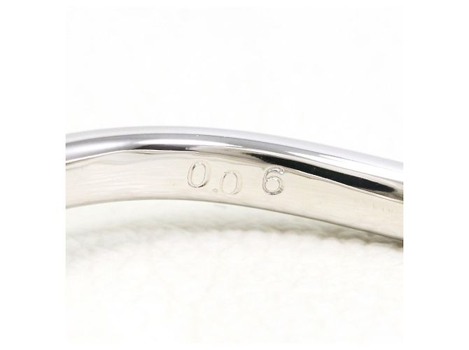 Autre Marque Bandring aus 18K Weißgold mit Diamant - Ansicht 5