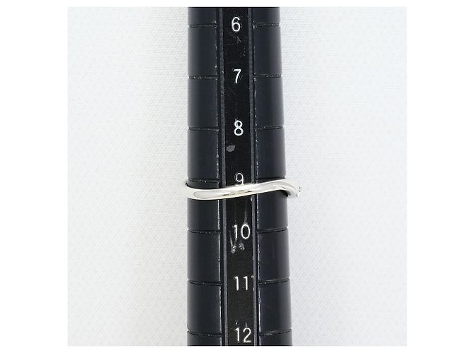 Autre Marque Bandring aus 18K Weißgold mit Diamant - Ansicht 6