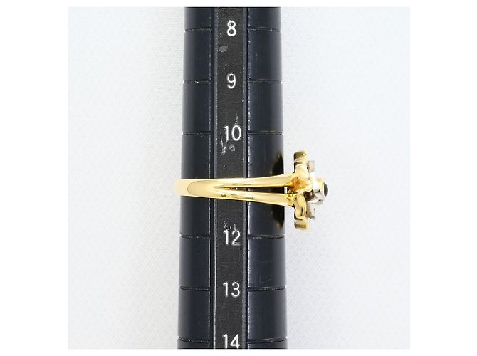 Autre Marque Eleganter Ring aus 18K Gold mit Diamant - Ansicht 7