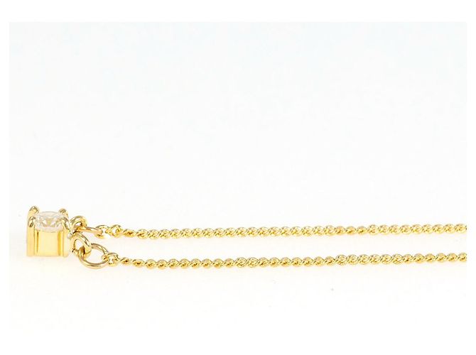 Autre Marque Collana in oro giallo 18K con diamante - vista 2
