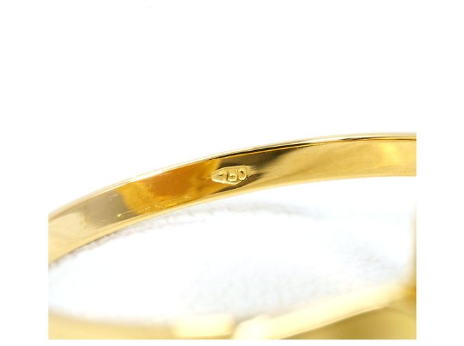 Autre Marque Anillo banda de oro amarillo 18K con camafeo de concha - vista 4