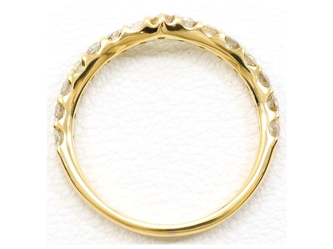 Autre Marque Bandring aus 18K Gelbgold mit Diamant - Ansicht 2