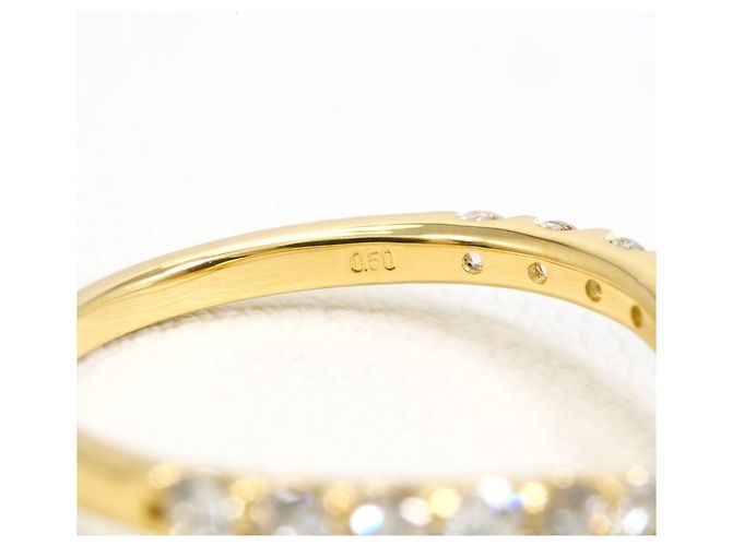 Autre Marque Bandring aus 18K Gelbgold mit Diamant - Ansicht 5