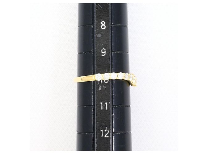 Autre Marque Bandring aus 18K Gelbgold mit Diamant - Ansicht 6