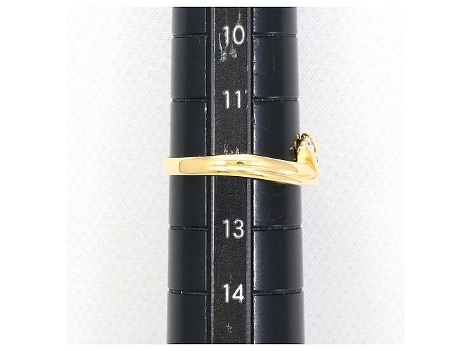 Autre Marque Anello fede in oro giallo 18K e diamanti - vista 5