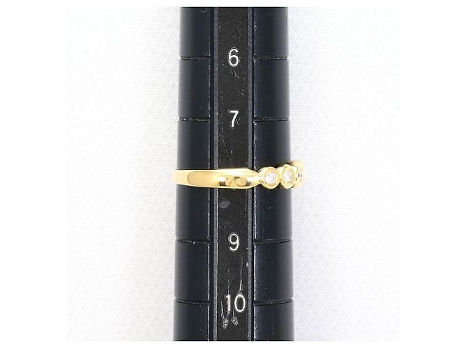 Autre Marque Bandring aus 18K Gelbgold mit Diamant - Ansicht 6