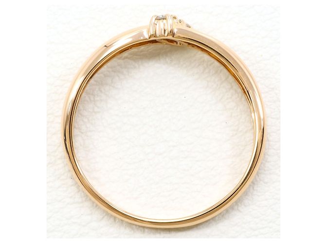 Autre Marque Bandring aus 18K Roségold mit Diamant - Ansicht 2