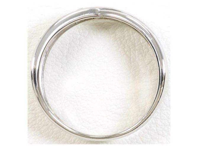 Autre Marque PT900 Platin-Ehering mit Diamant - Ansicht 2