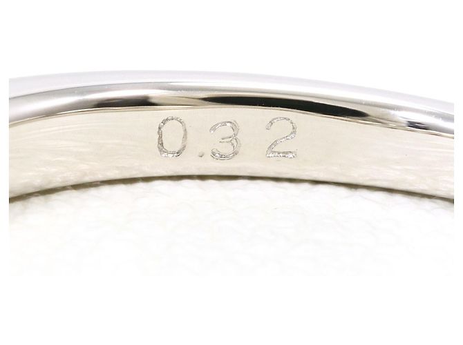 Autre Marque PT900 Platin-Bandring mit Diamant - Ansicht 4