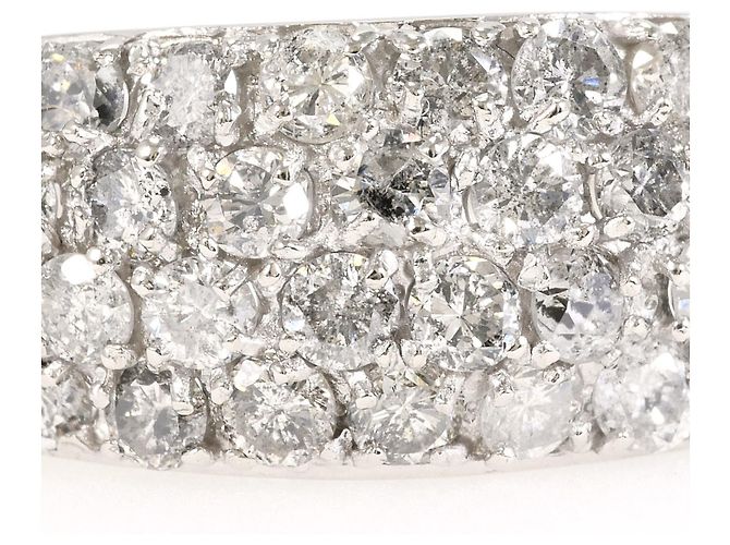 Autre Marque PT900 Platin-Bandring mit Diamant - Ansicht 2