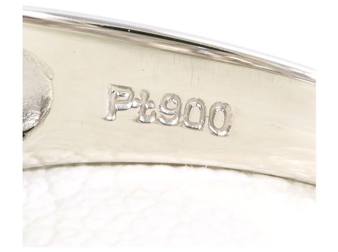 Autre Marque PT900 Platin-Bandring mit Diamant - Ansicht 5