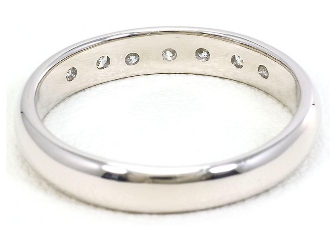 Autre Marque Platin-Bandring mit Diamant - Ansicht 3