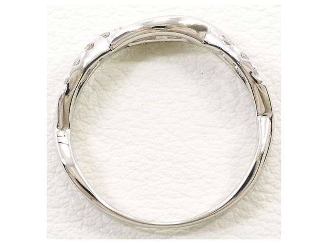 Autre Marque PT900 Platin-Ehering mit Diamant - Ansicht 2