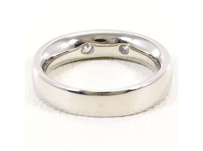Autre Marque Platinbandring PT850 mit Diamant - Ansicht 3