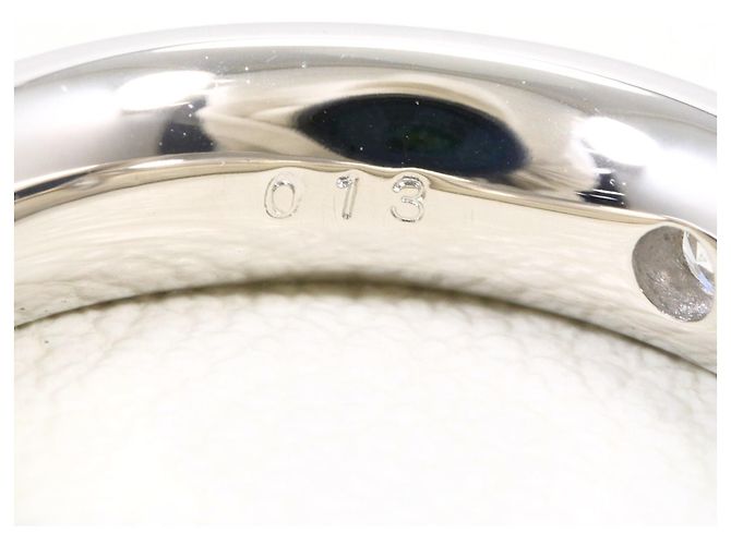 Autre Marque Platinbandring PT850 mit Diamant - Ansicht 5