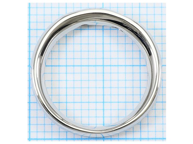 Autre Marque Platinbandring PT850 mit Diamant - Ansicht 6
