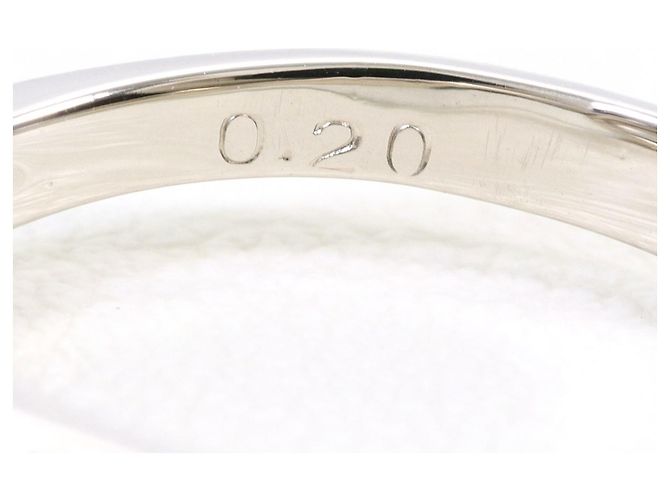 Autre Marque Diamant-Ehering aus Platin 900 - Ansicht 4