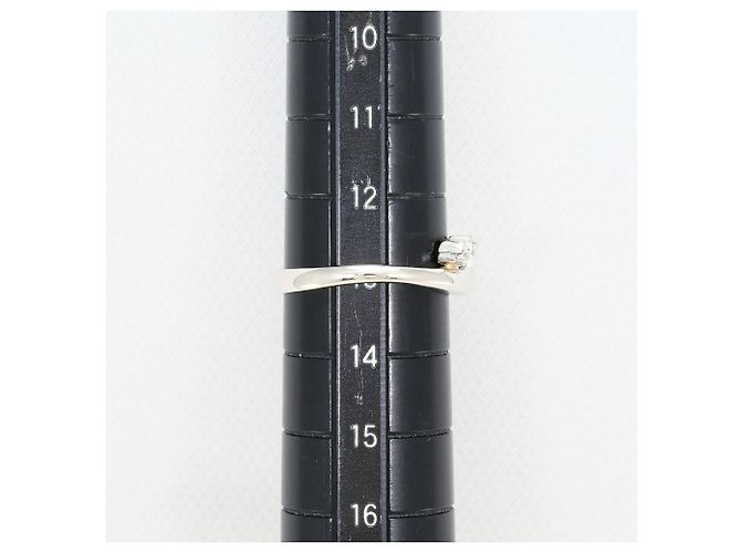 Autre Marque Diamant-Ehering aus Platin 900 - Ansicht 6
