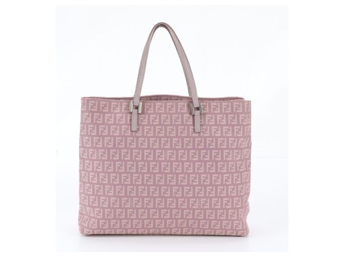 Fendi Zucchino FF Leder-Canvas Tote Bag - Ansicht 3