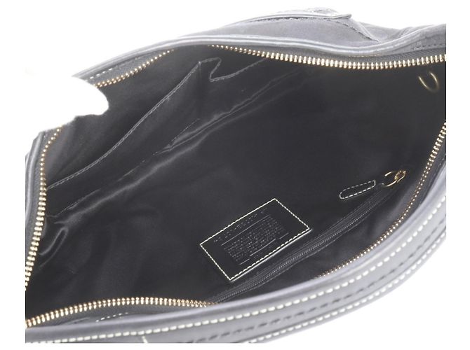 Borsa a tracolla Coach Signature in pelle e tela - vista 7