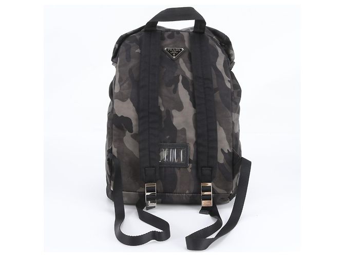 Zaino Prada Tessuto Nylon Camouflage - vista 3