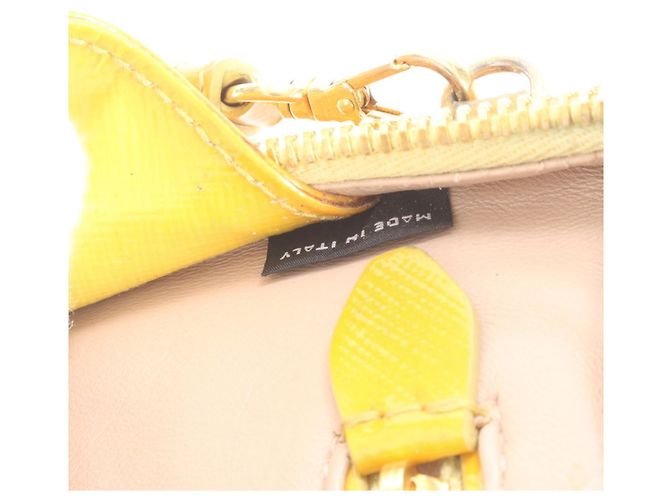 Ribbon Borsa a tracolla in pelle Prada con logo Triangle e motivo a nastro - vista 10
