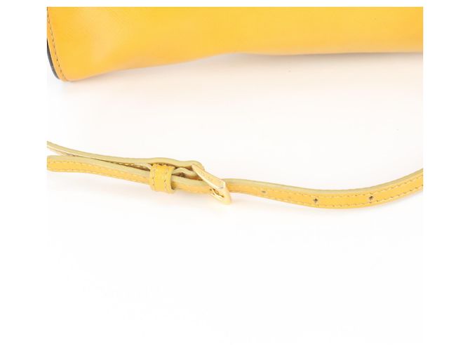 Ribbon Borsa a tracolla in pelle Prada con logo Triangle e motivo a nastro - vista 2