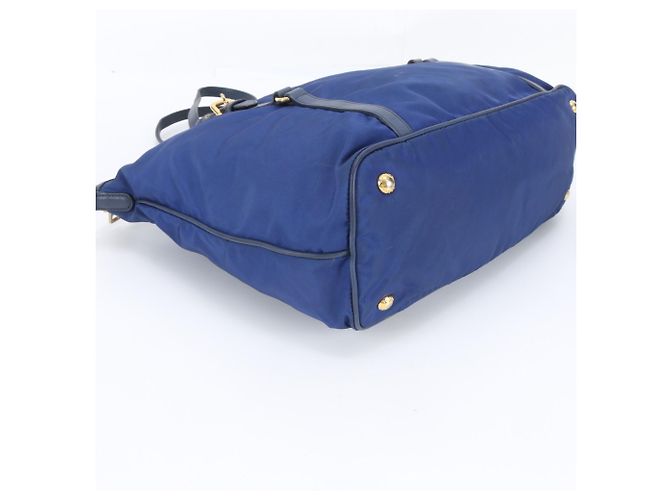 Borsa a tracolla 2-Way Prada in nylon Tessuto e pelle - vista 6