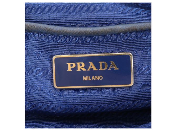 Borsa a tracolla 2-Way Prada in nylon Tessuto e pelle - vista 9