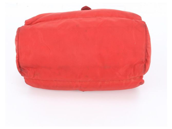 Borsa tote Prada in nylon Tessuto con logo triangolare - vista 6