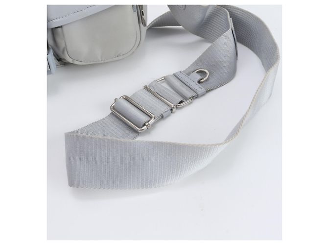 Borsa a tracolla Prada in pelle e nylon - vista 2
