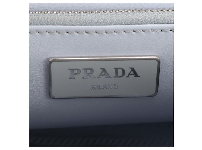 Borsa a tracolla Prada in pelle e nylon - vista 8