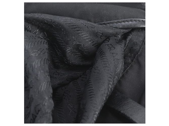 Borsa a tracolla in pelle e nylon Tessuto con logo triangolare Prada - vista 10