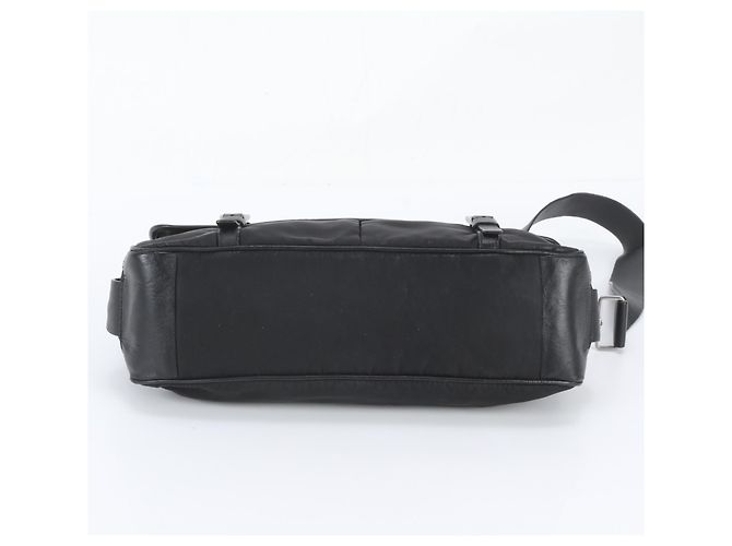 Borsa a tracolla in pelle e nylon Tessuto con logo triangolare Prada - vista 6