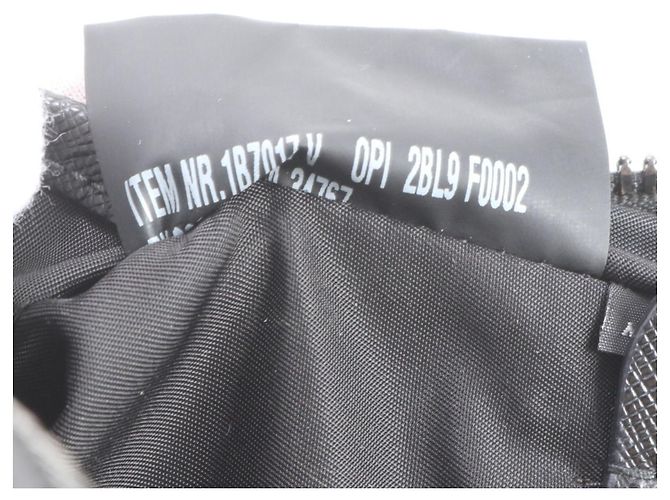 Prada Tessuto Nylon Rabbit Fur Leather Backpack - view 10