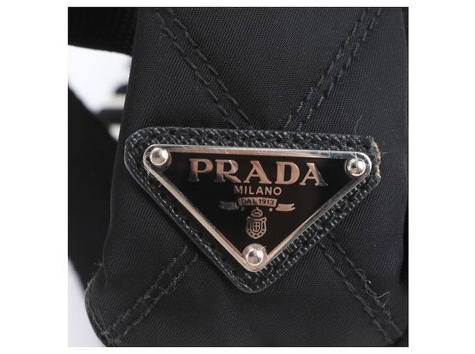 Prada Tessuto Nylon Rabbit Fur Leather Backpack - view 11