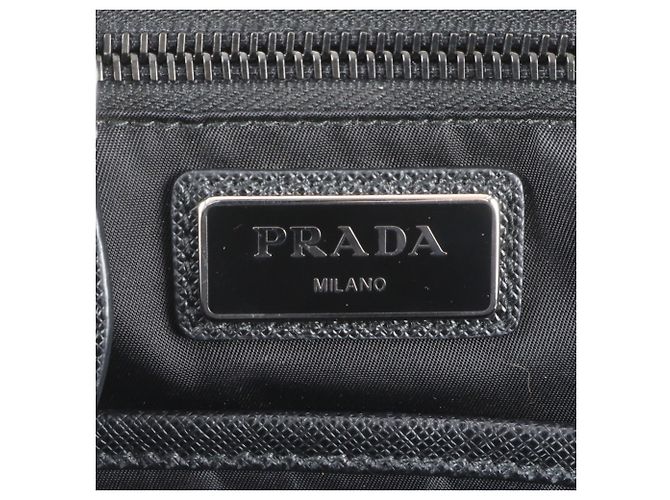 Prada Tessuto Nylon Rabbit Fur Leather Backpack - view 8
