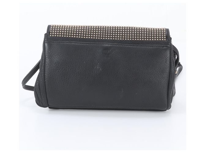 Borsa a tracolla in pelle borchiata MCM - vista 3