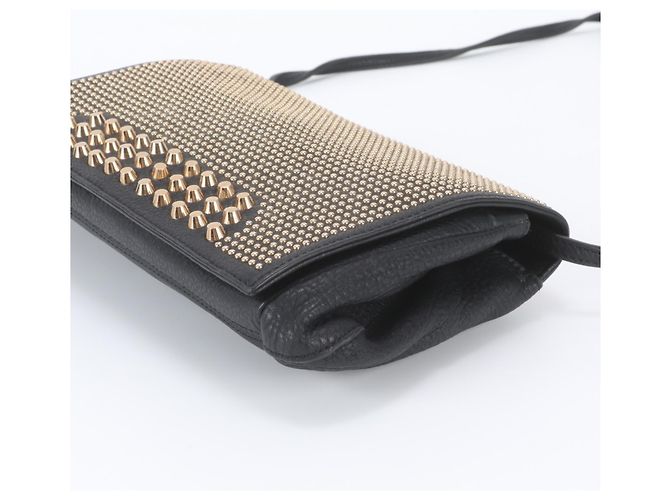Borsa a tracolla in pelle borchiata MCM - vista 4