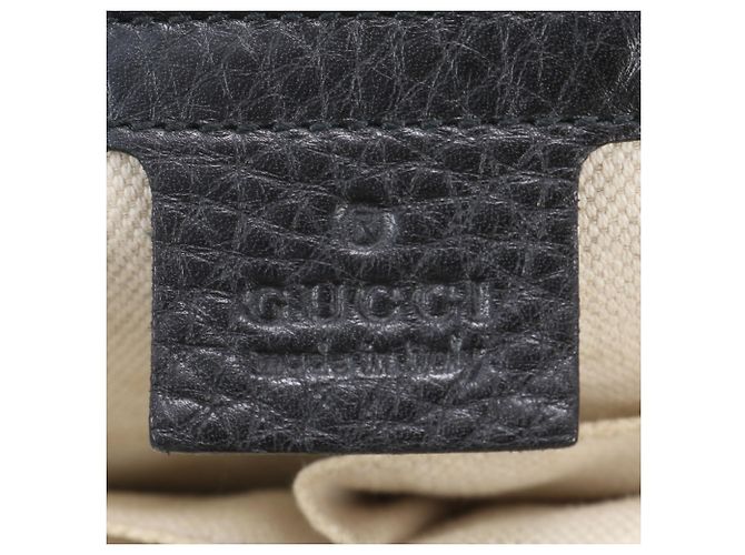 Borsa a spalla in pelle Gucci Interlocking G - vista 10