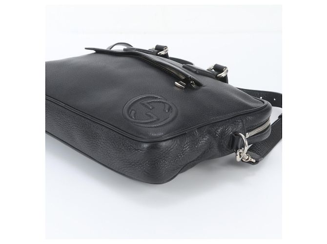 Borsa a spalla in pelle Gucci Interlocking G - vista 5